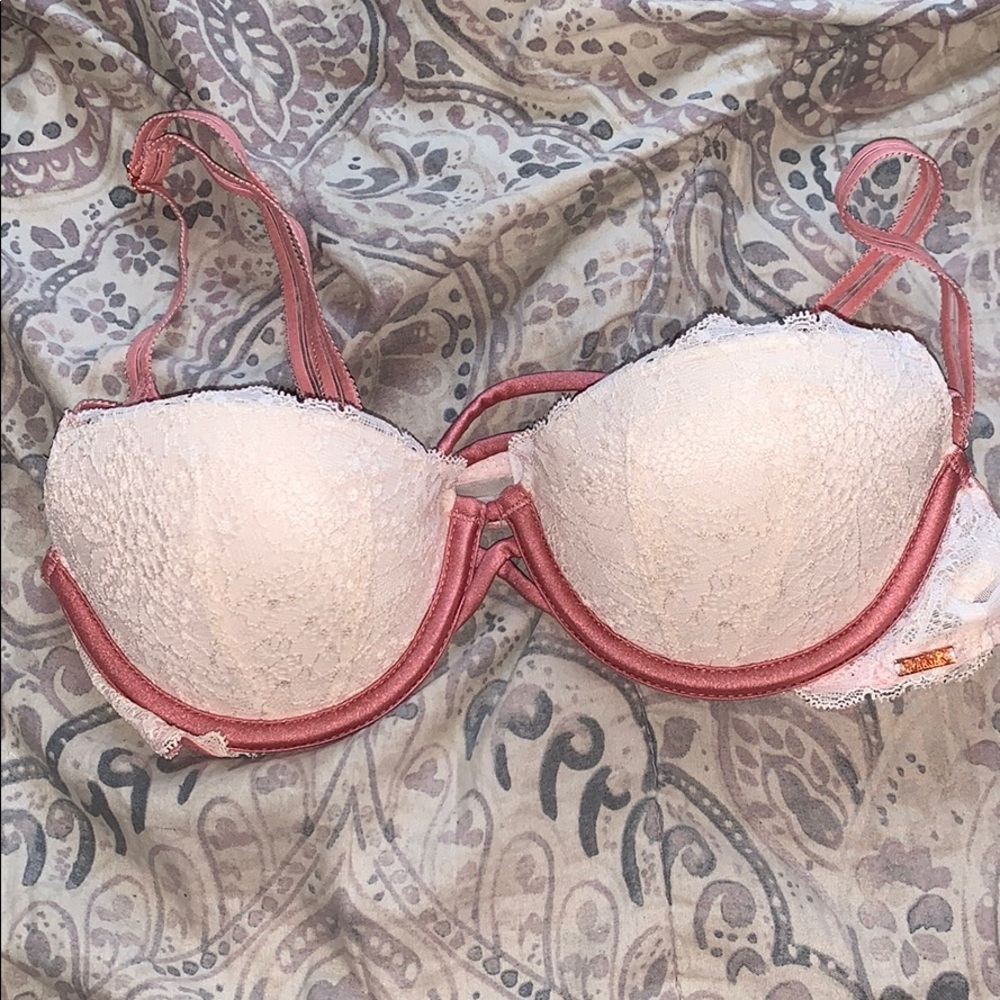 Pink Date Push Up Bra